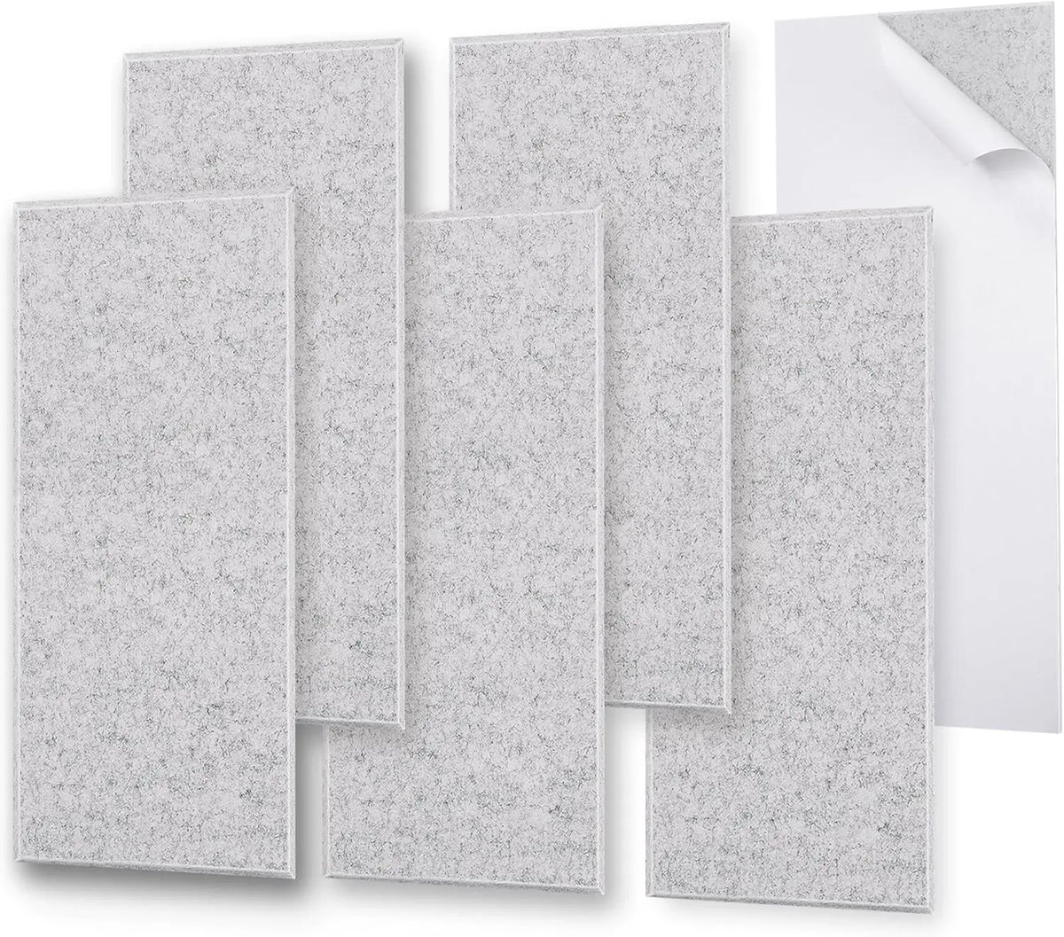 6PCS Large Soundproof Wall Panels Decoration Black Acoustic Panels High Density Sound-absorbing Panels Sound Noise Insulation Soundproofing Pads Felt Bulletin Cork Wall Tiles Boards For Walls Studio KTV Home Office Christmas