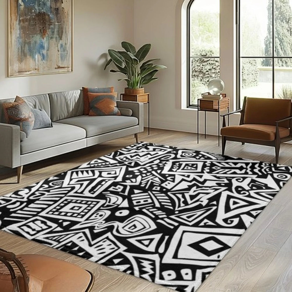 Pink Leopard Print Carpet, Wild and Elegant, with Non-Slip Cotton Backing.
