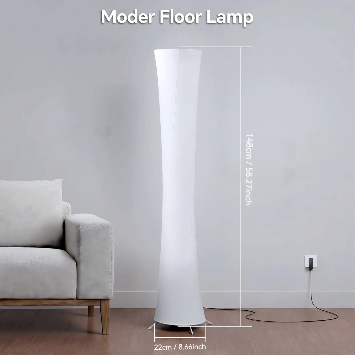 1pc Round Smart Floor Lamp, Modern RGB Corner Lamp with Tyvek Fabric, Music Sync, Remote Control, LED Floor Lamp for Living Room, Bedroom & Office Decor, Holiday Birthday Gift, Christmas Decoration