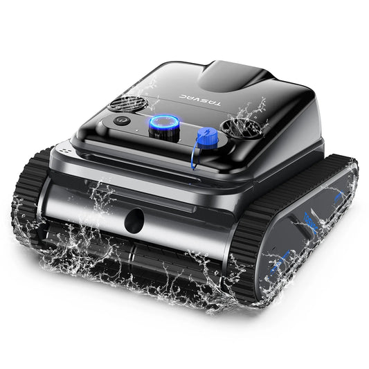 2025 Upgraded Y50 Auto Swimming Pool Cleaner Powerful Cordless Robotic Cleaner with 4 Motors Self-Parking for Above Ground Pools